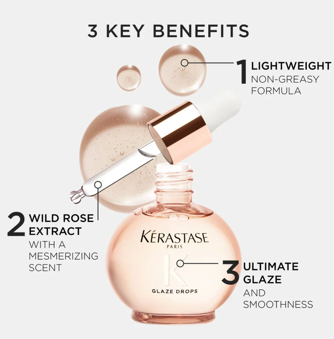 Glaze Drops Gloss Absolu Anti-Frizz Hair Oil