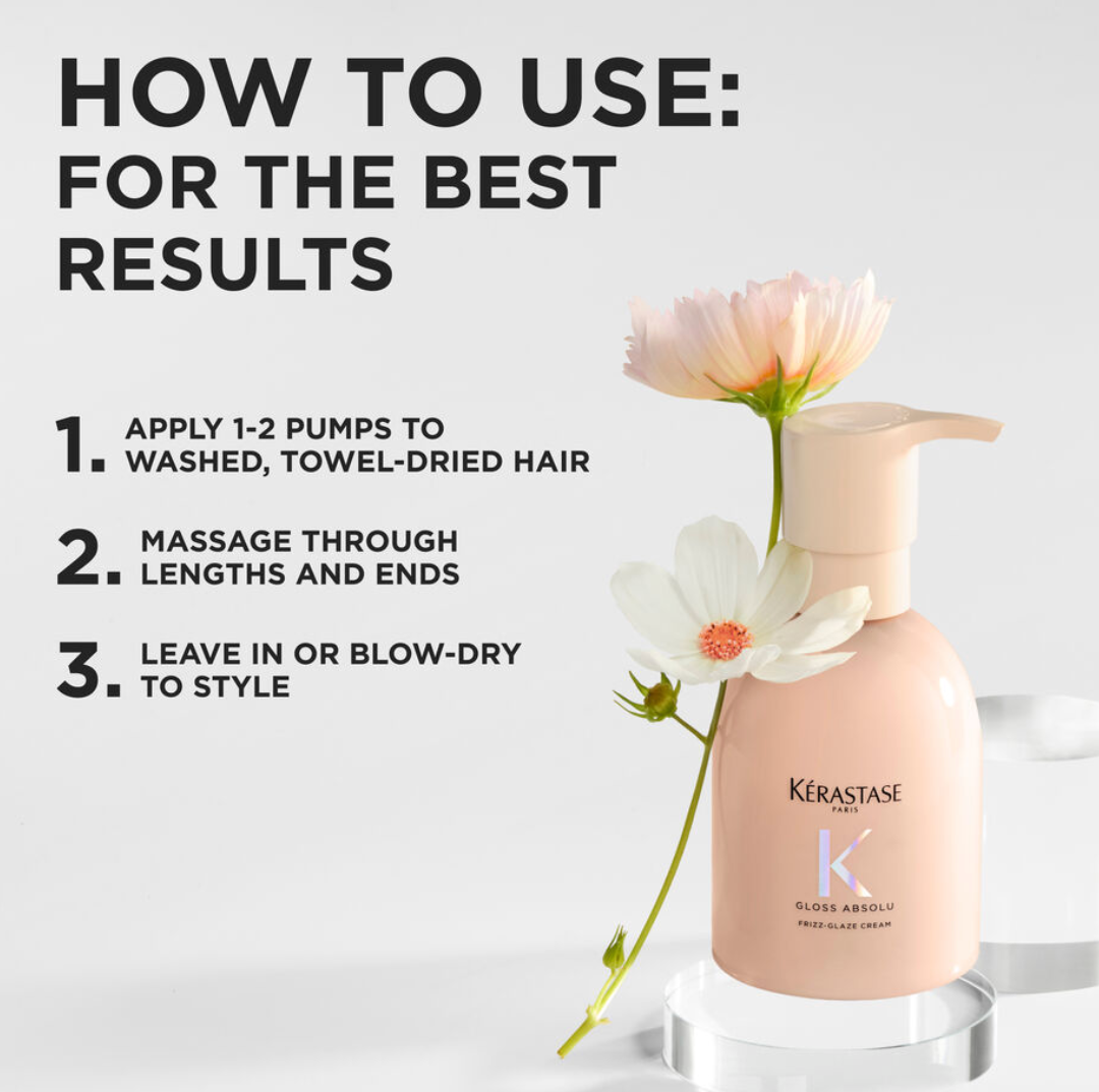Gloss Absolu Frizz-Glaze Heat Protecting Cream