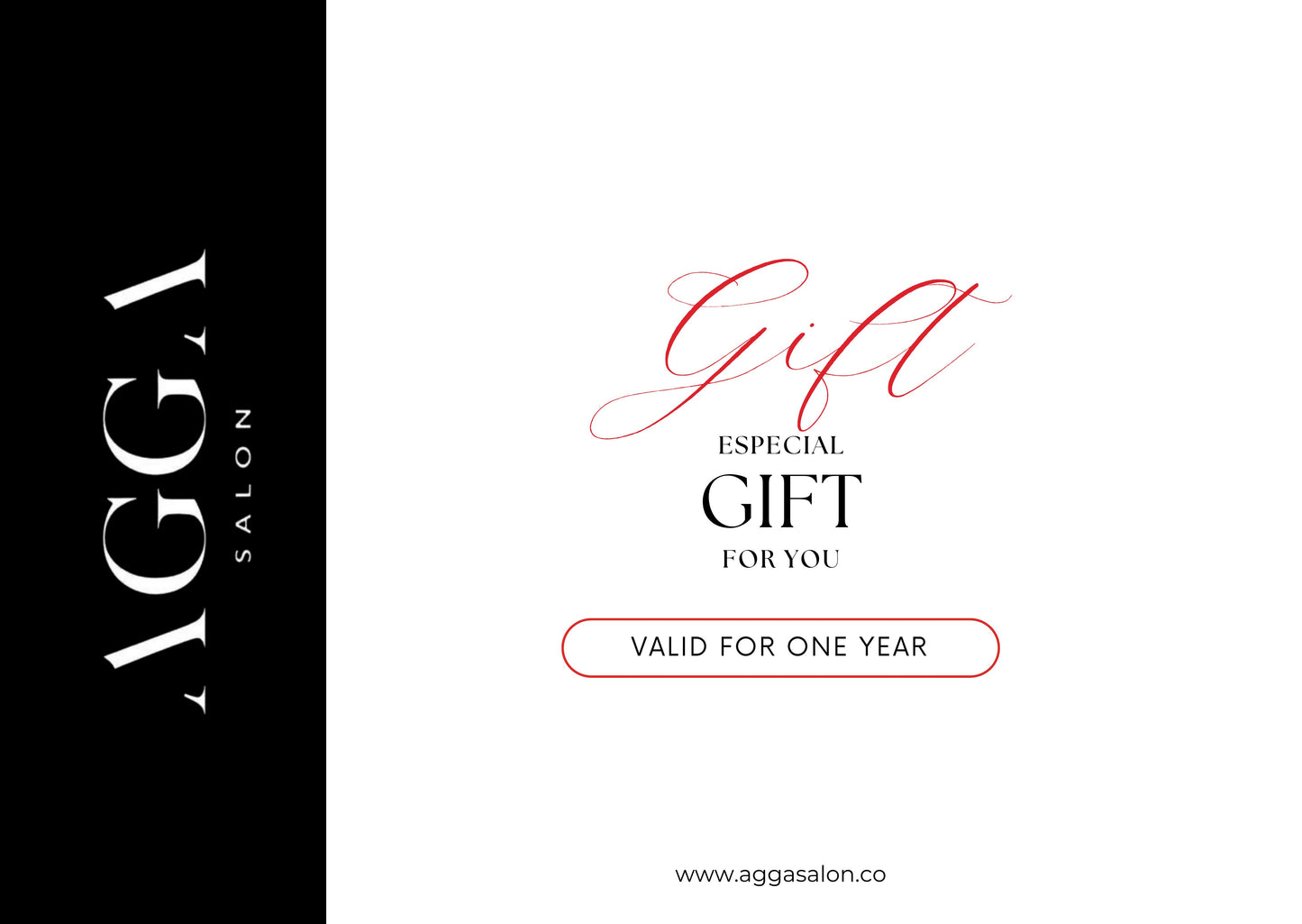 AGGA SALON GIFT CARD