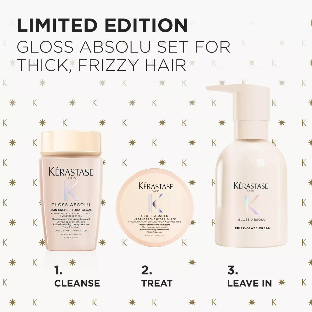 Gloss Absolu Holiday Trio Set for Thick, Glossy Hair