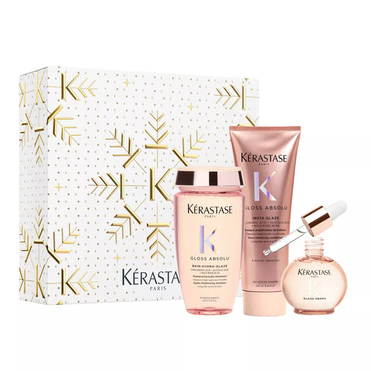 Kérastase Gloss Absolu Holiday Trio Set For Glossy Hair