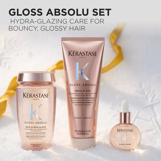 Kérastase Gloss Absolu Holiday Trio Set For Glossy Hair