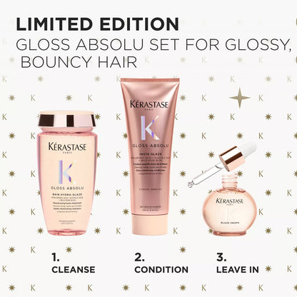 Kérastase Gloss Absolu Holiday Trio Set For Glossy Hair