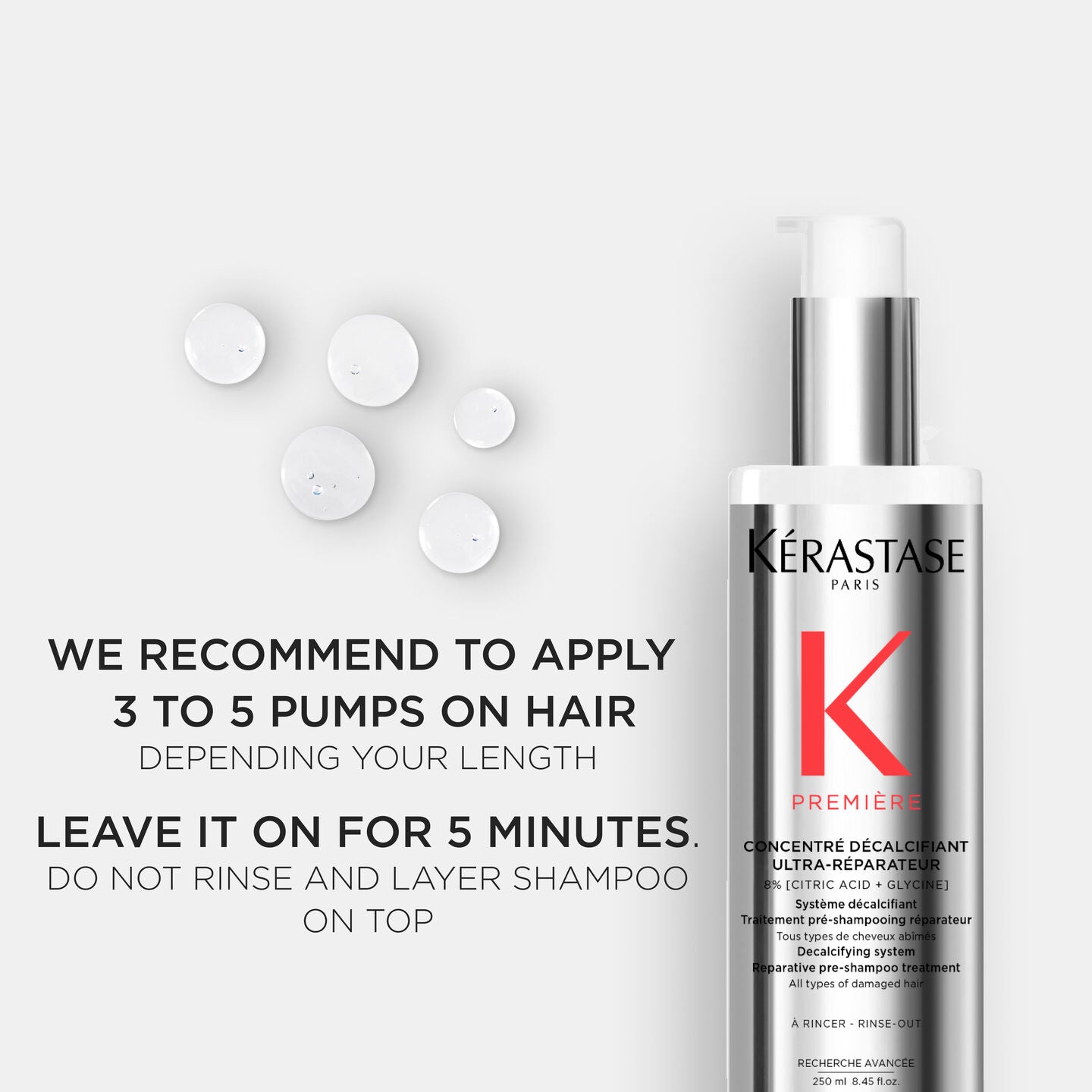 CONCENTRÉ DÉCALCIFIANT ULTRA-RÉPARATEUR REPAIRING PRE-SHAMPOO TREATMENT